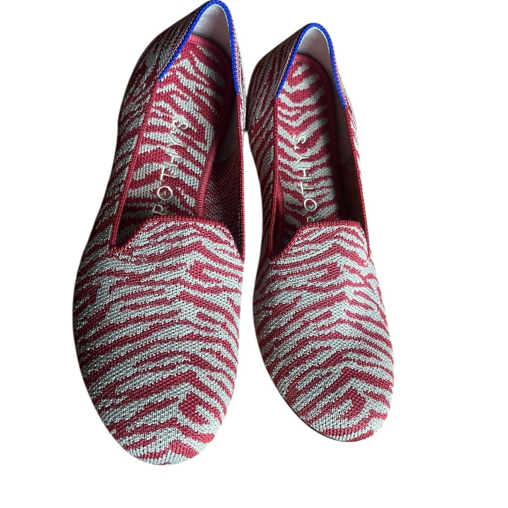 Rothy’s red zebra print points - 7